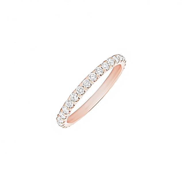 Memoire Odessa 18k Rose Gold Diamond Eternity Ring