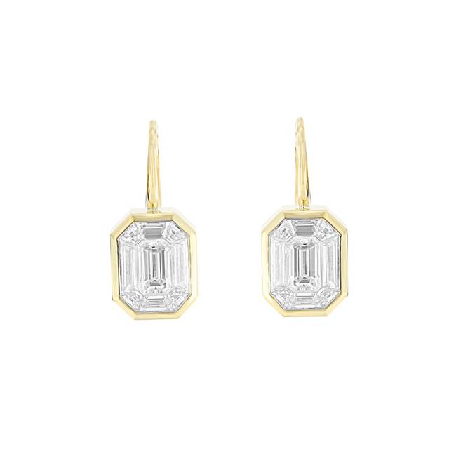 London Collection 18k Yellow Gold Kaleido Diamond Earrings
