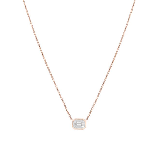 London Collection 18k Rose Gold Diamond Small Kaleido Necklace