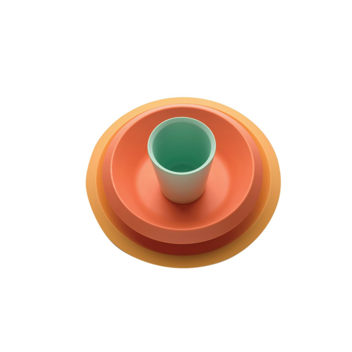 Alessi Giro Kids Collection Yellow Orange and Green