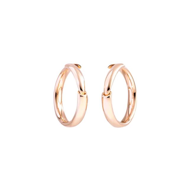 Vhernier Calla One 18k Rose Gold Large Earclips