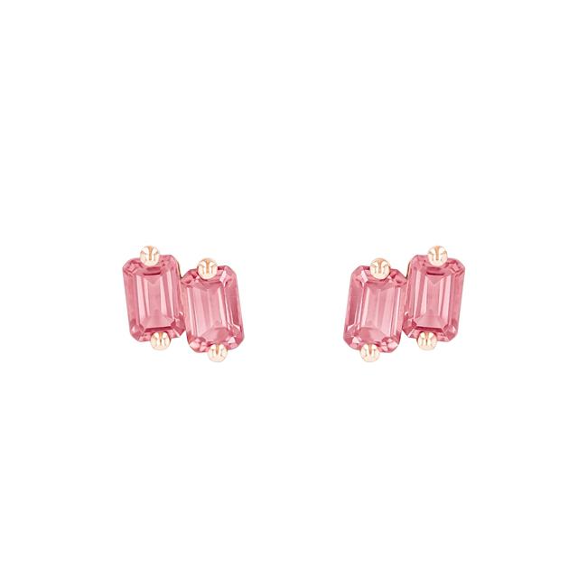 Suzanne Kalan Ann 14k Gold Gemstone Stud Earrings