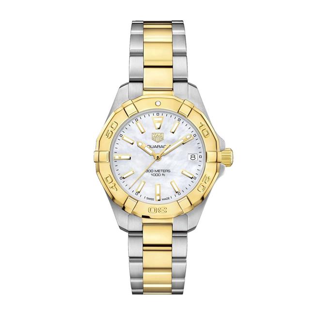 TAG Heuer Aquaracer Date Two Tone Mother of Pearl