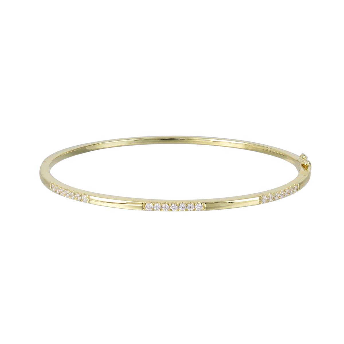 London Collection 18k Gold Diamond Line Bracelet