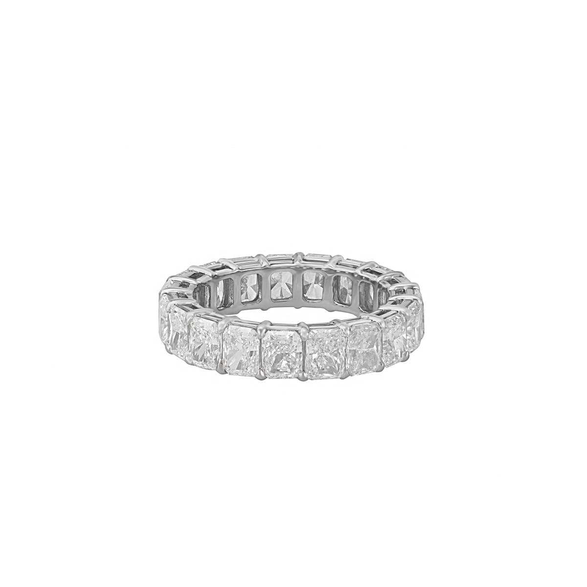 London Collection Platinum Radiant Diamond Eternity Band