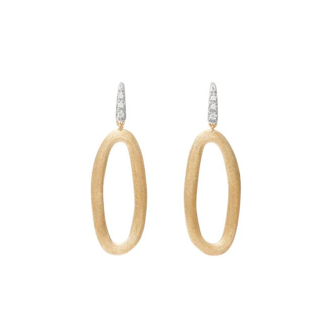 Marco Bicego Jaipur 18k Yellow and White Gold Diamond Earrings