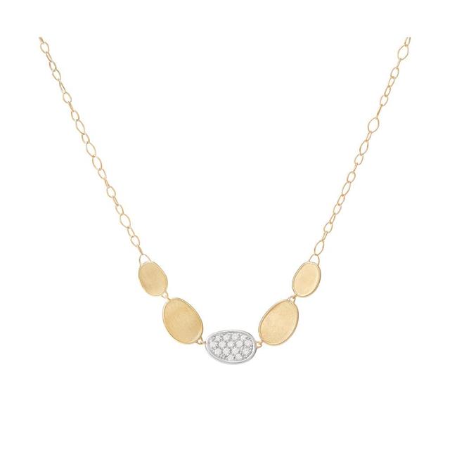 Marco Bicego Lunaria 18k Yellow Gold Diamond Necklace