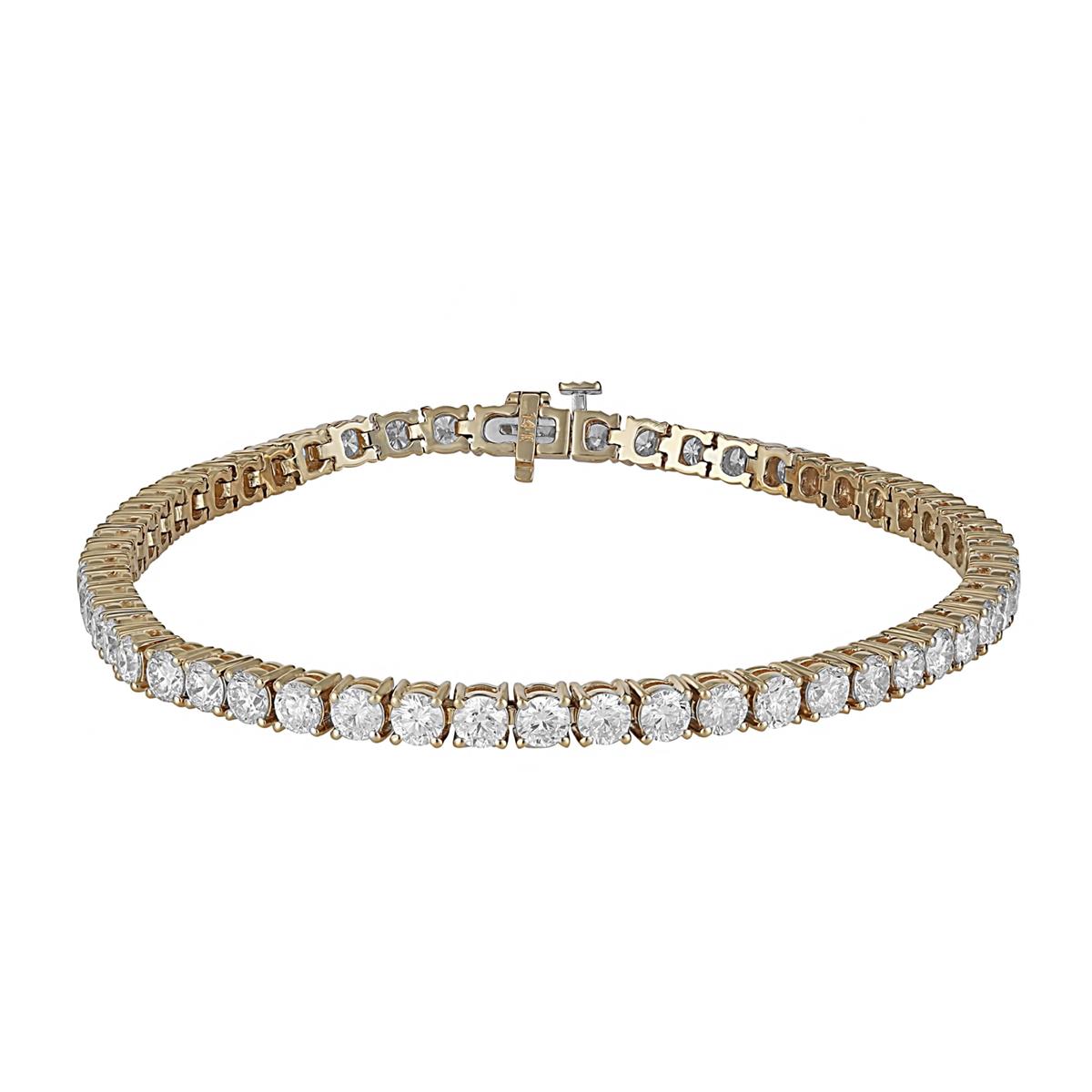 London Collection 14k Gold Round Diamond Men