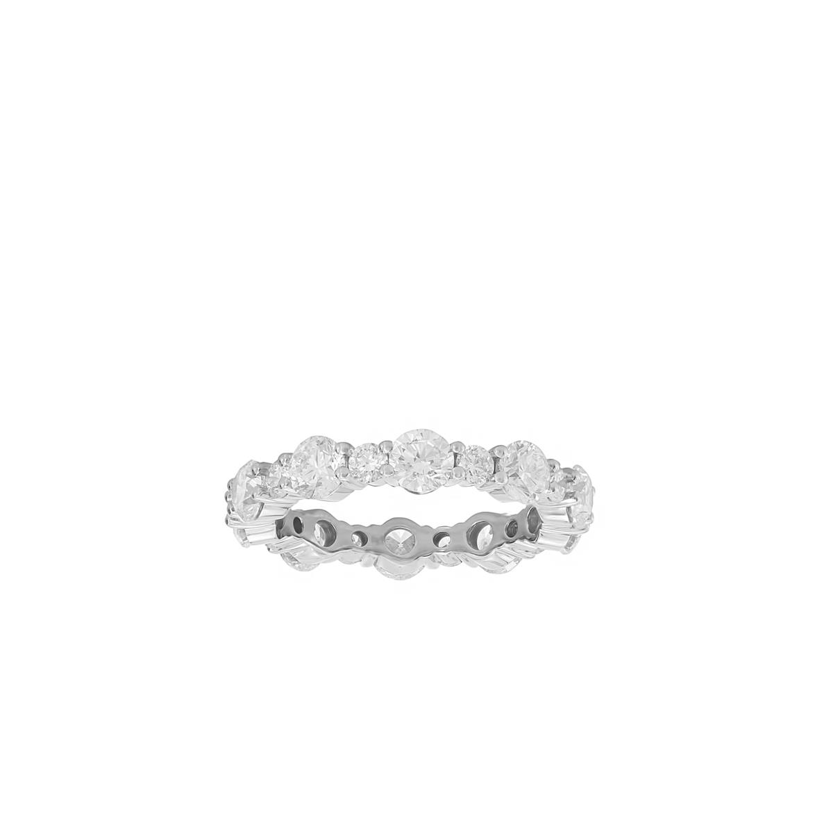 TWO by London 14k Alternating Size Diamond Eternity Band