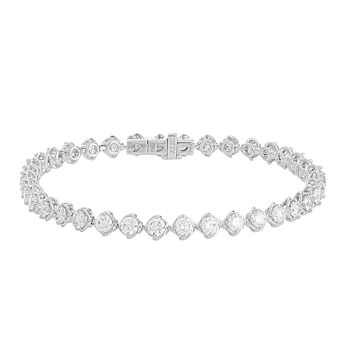 A. Link Abbracci White Gold Diamond Bracelet