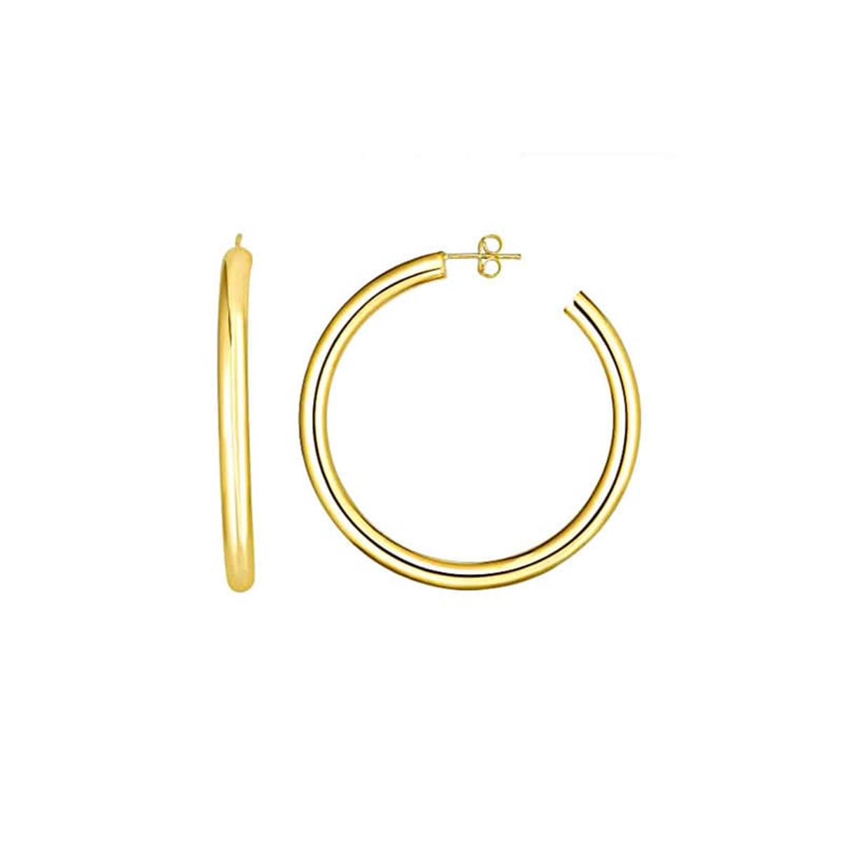 London Collection 4.0 x 40mm Hoop Earrings