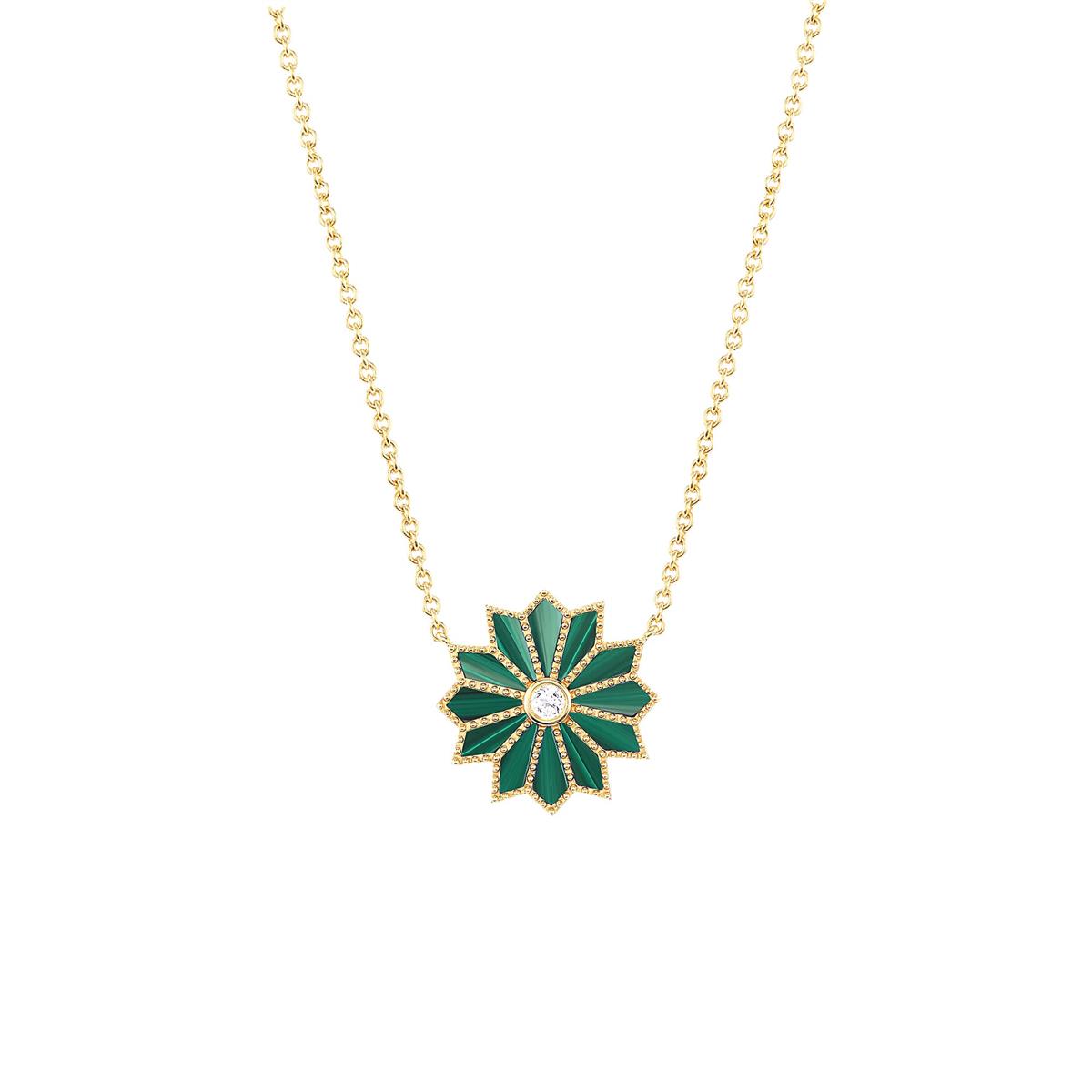 Orly Marcel Mini Sacred Flower Inlay Necklace