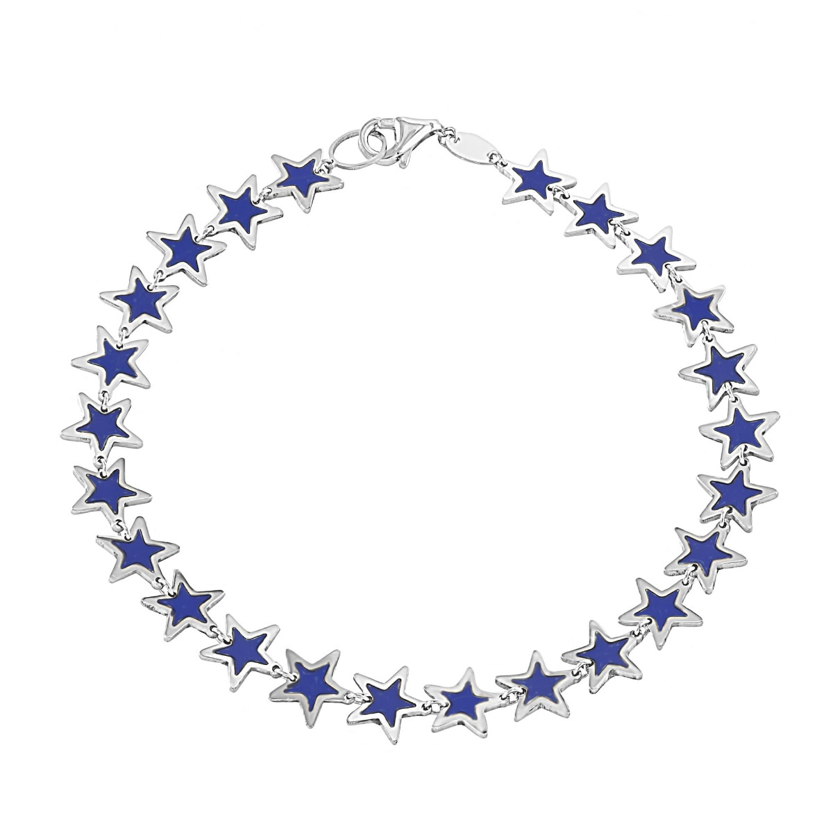 London Collection 14k Mini Lapis Star Bracelet