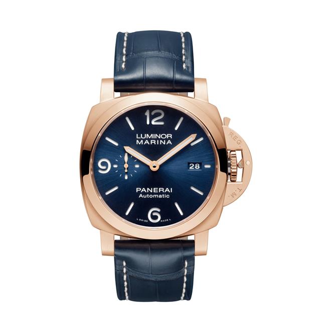 Panerai Luminor Marina Goldtech Sole Blu 44mm