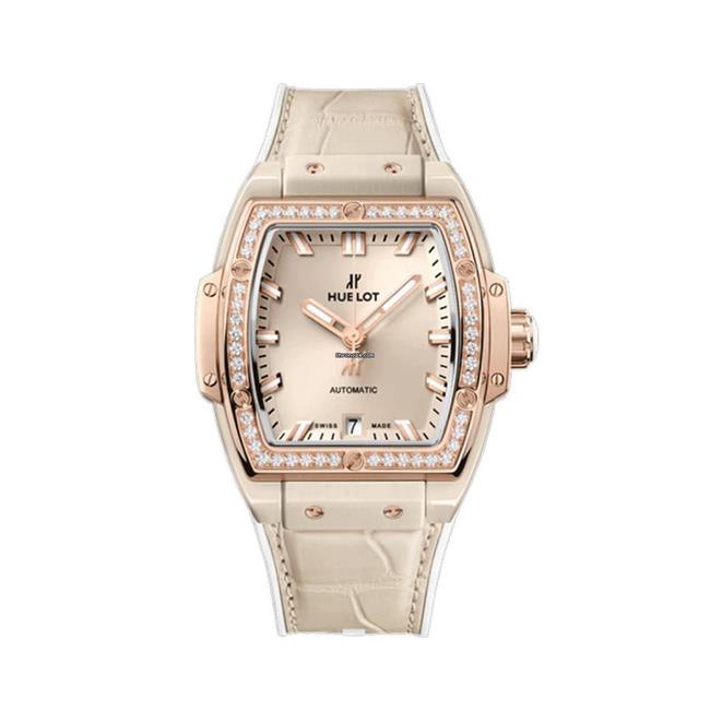 Hublot Spirit of Big Bang Beige Ceramic King Gold Diamonds