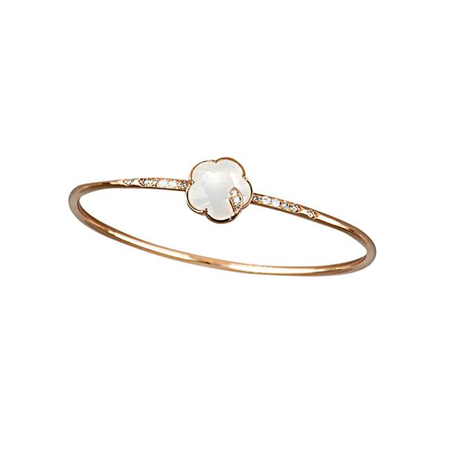 Pasquale Bruni Petit Joli Lunaire 18k Rose Gold Moonstone Mother of Pearl Bracelet