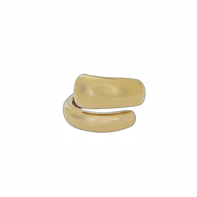 London Collection 18k Yellow Gold Chunky Bypass Ring