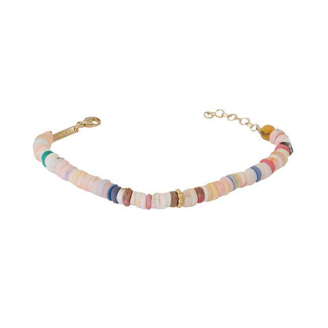 Zoe Chicco 14k Yellow Gold Mixed Opal Bead Bracelet