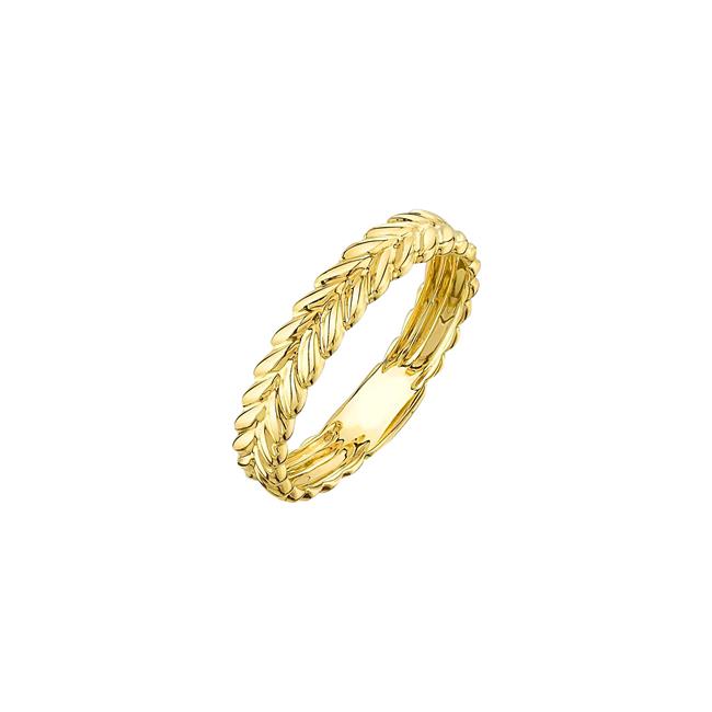 London Collection 14k Yellow Gold Laurel Wreath Ring