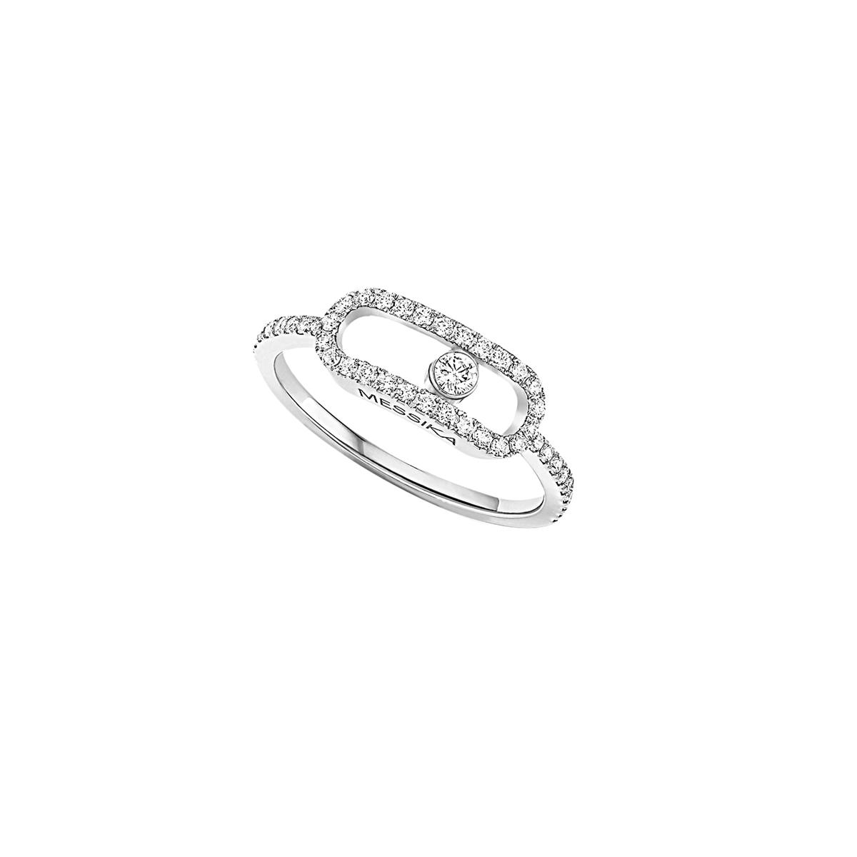 Messika Move Uno 18k Gold Pave Lm Ring