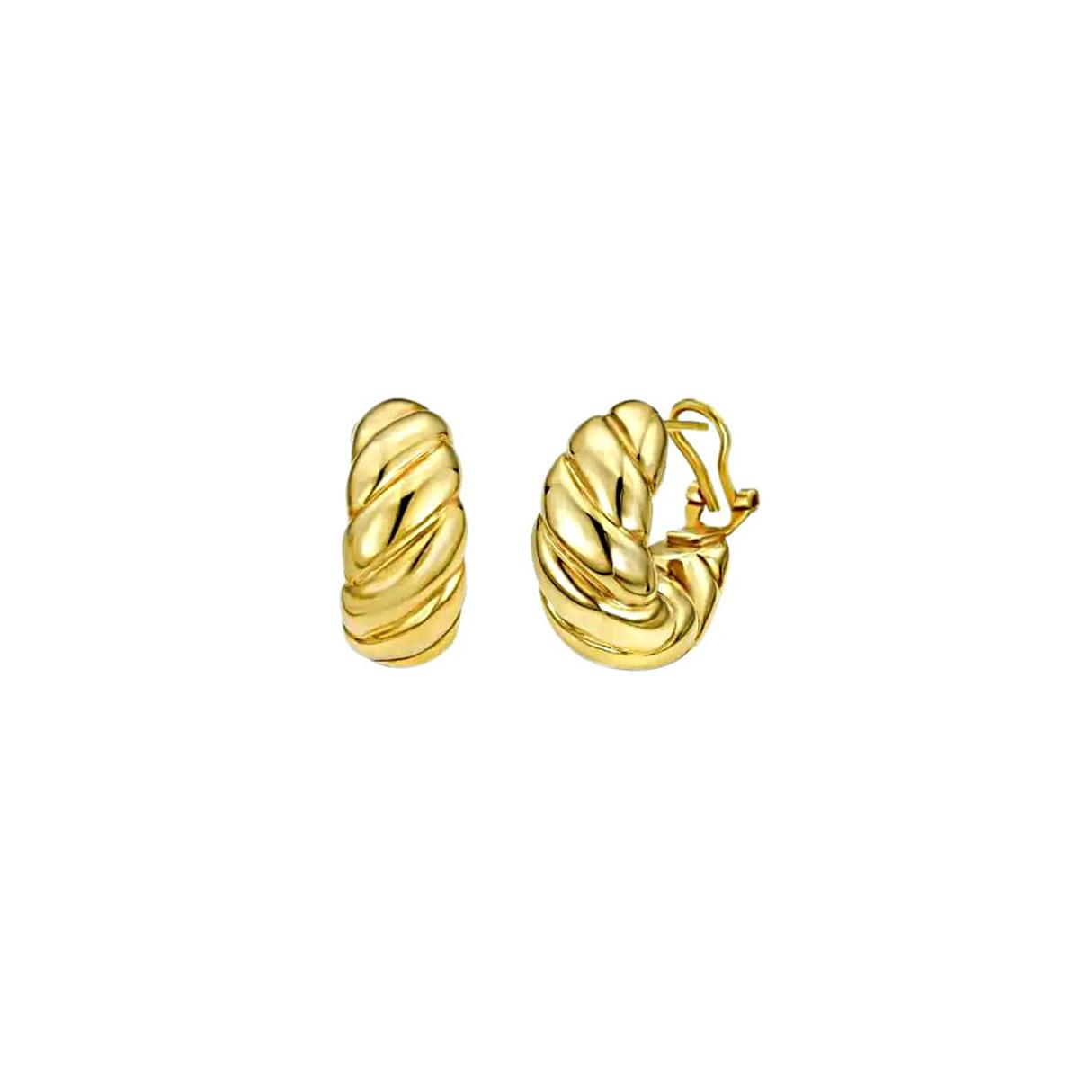 London Collection 14k Cable Earrings