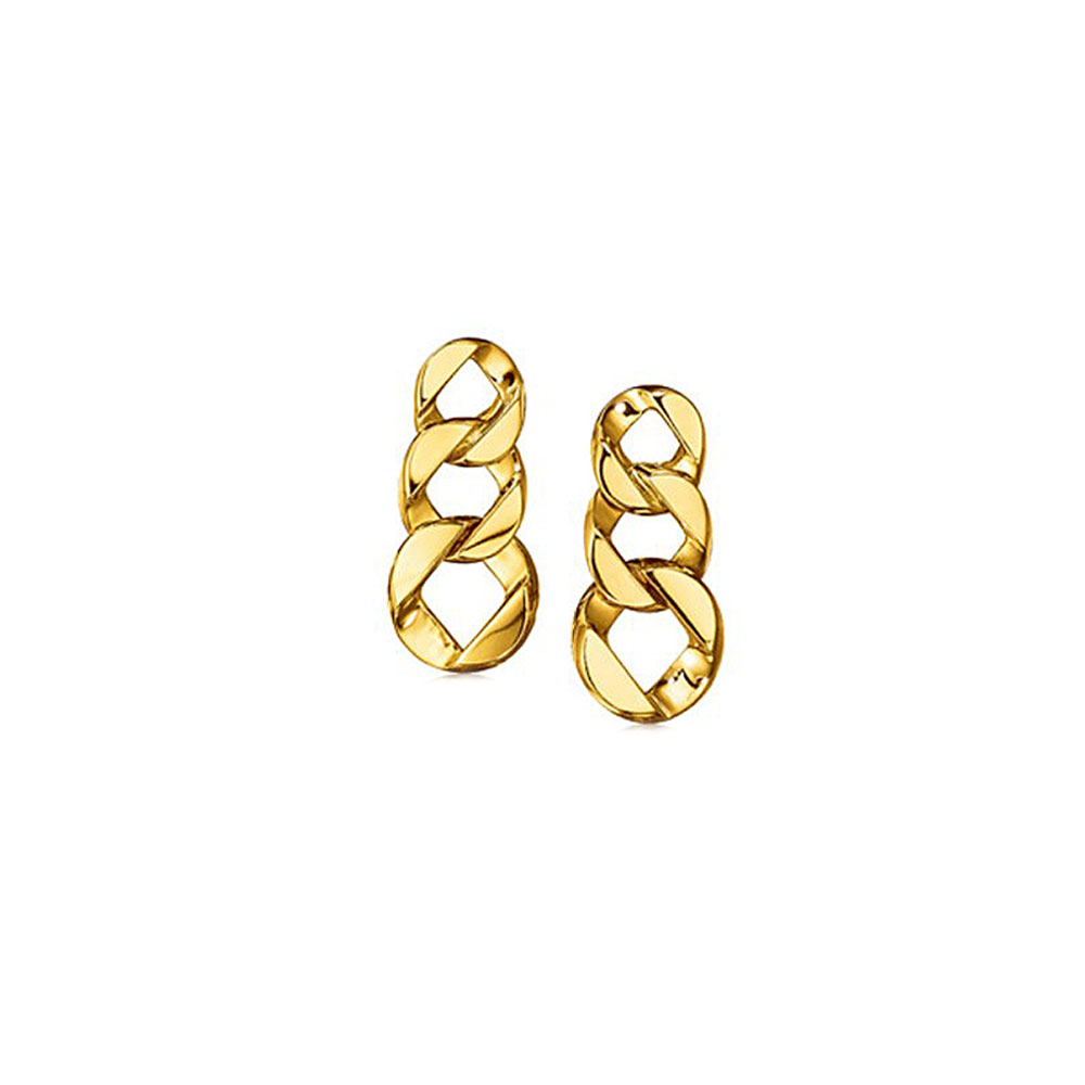 Verdura Curblink Piccolo Pendant Earclips