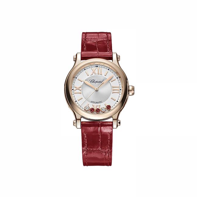 Chopard Happy Sport 18k Rose Gold 33mm