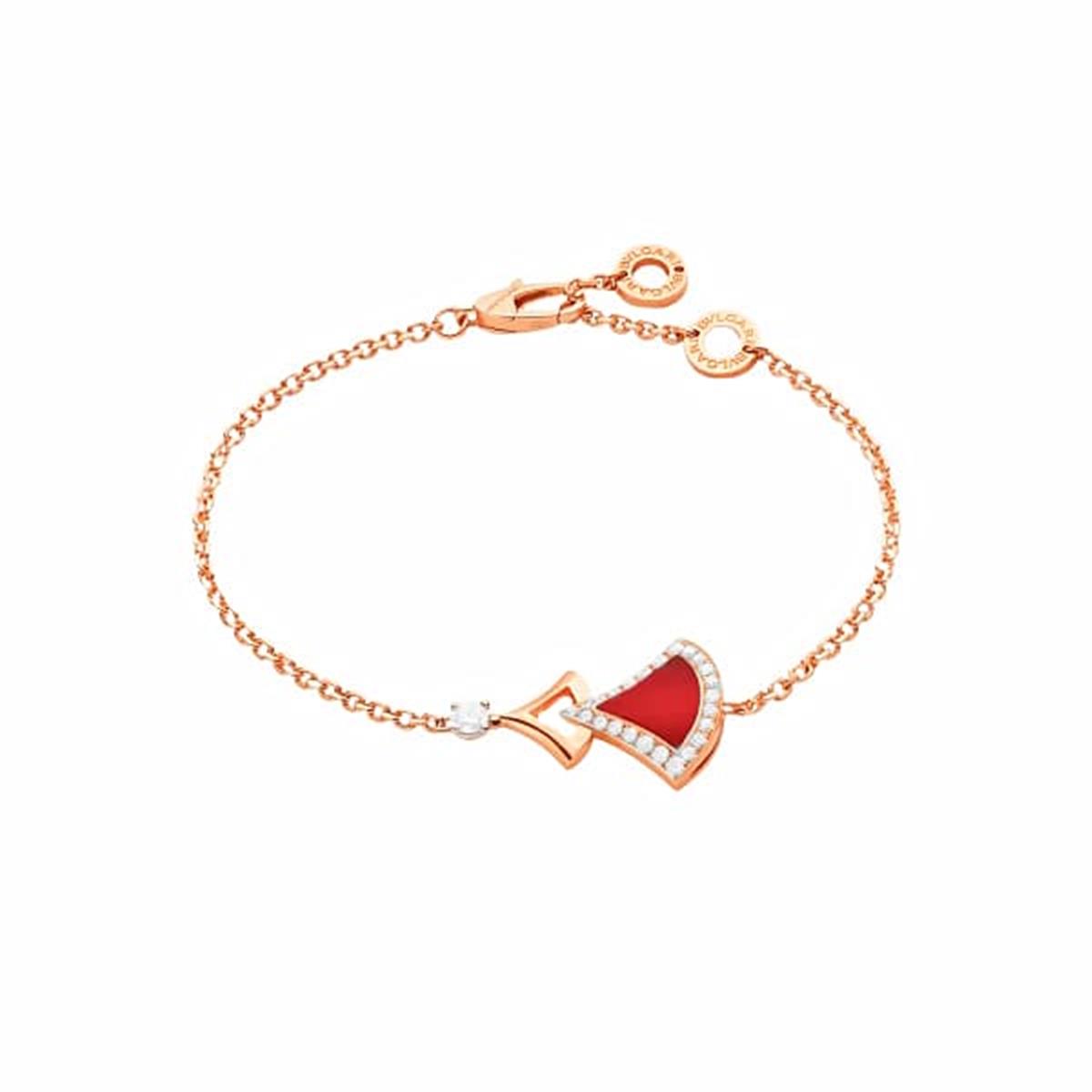 Bvlgari Divas Dream Carnelian and Diamond Bracelet