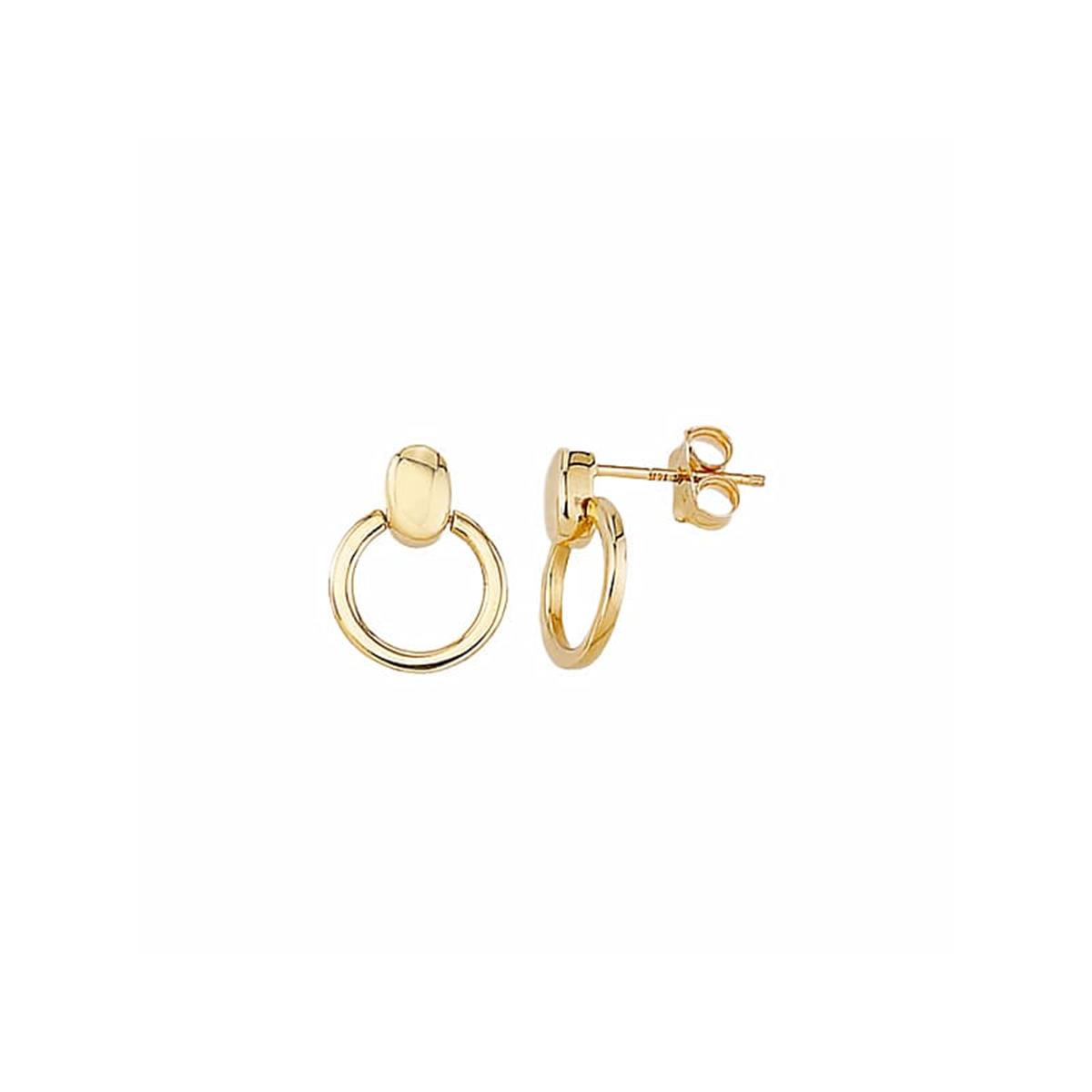 London Collection 14k Door Knocker Earrings