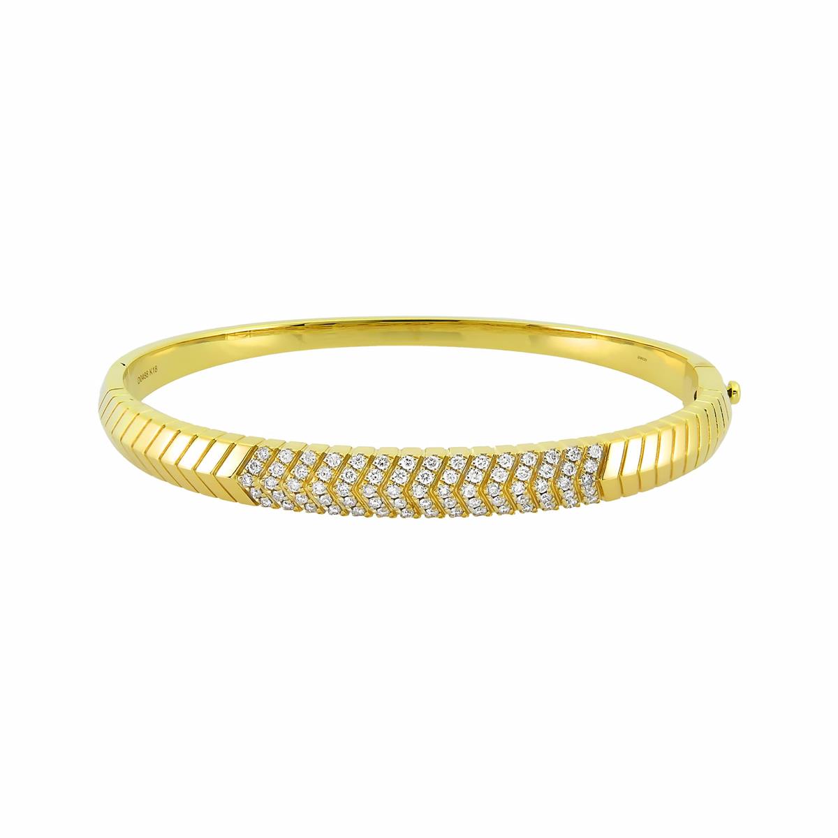 London Collection 18k Diamond Center Bracelet