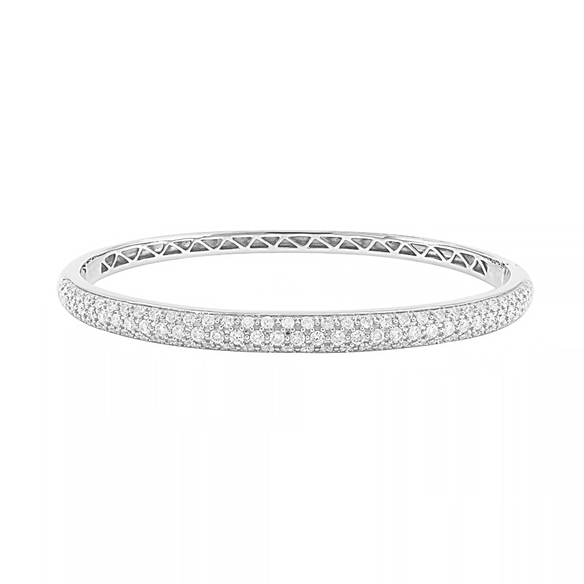 London Collection White Gold Pave Diamond Bracelet