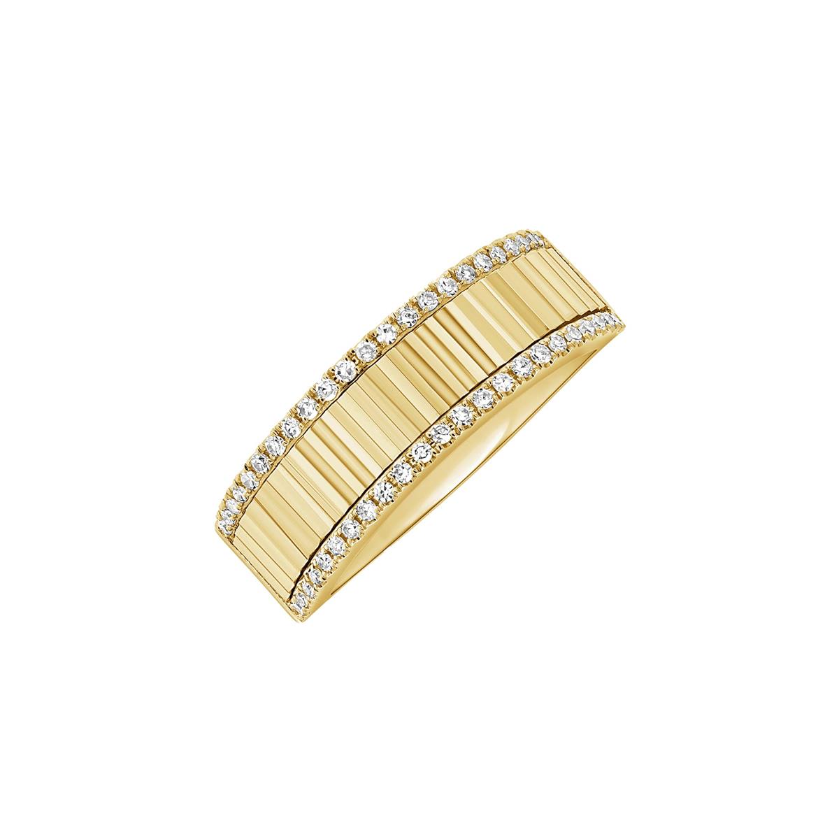 London Collection 14k Fluted Ring