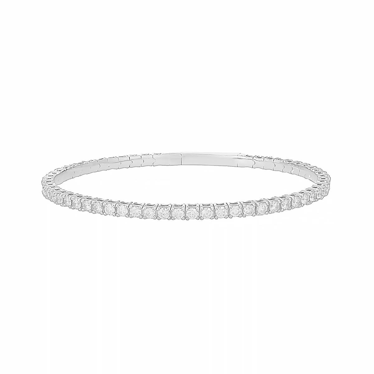 Flexie by London 14k Gold Inline Diamond Bracelet