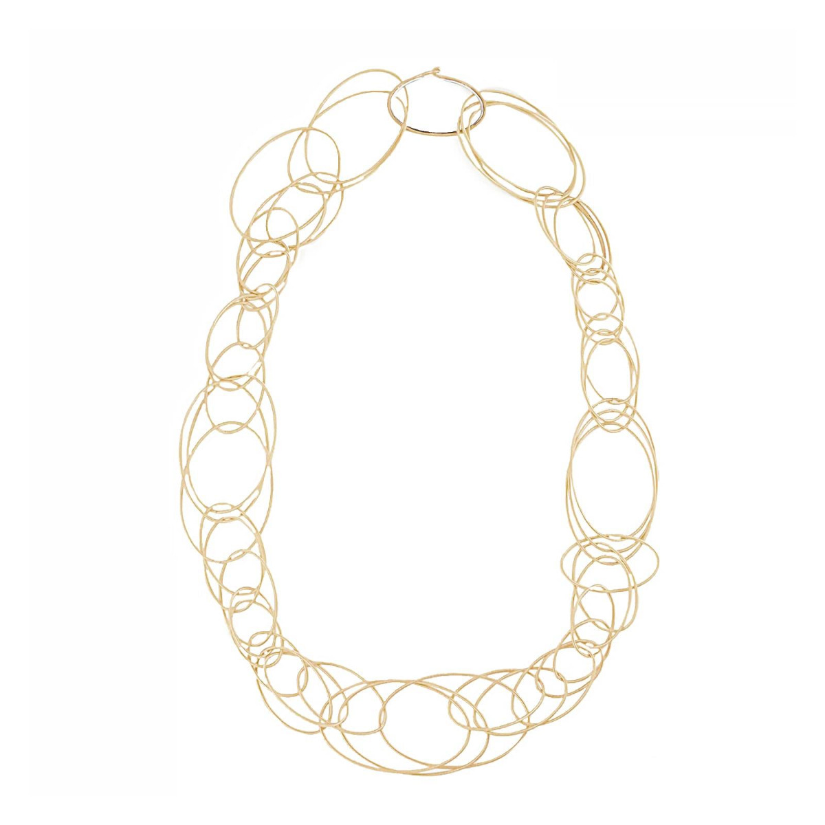 Buccellati Hawaii 18k Intertwined Circle Necklace