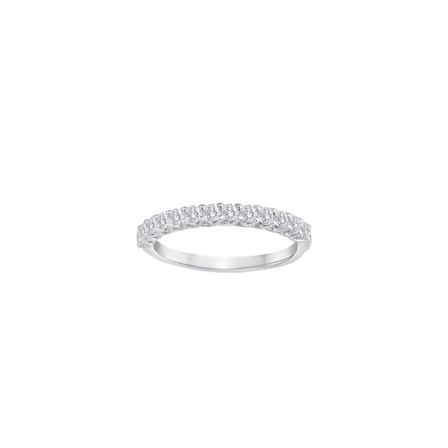 TWO By London 14k White Gold Diamond Trellis Band