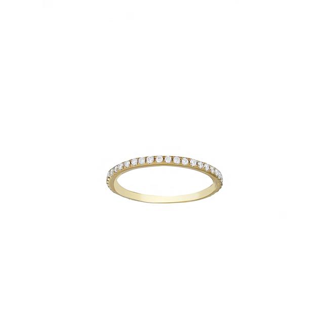 TWO by London 14k Gold Round Diamond 3/4 Band