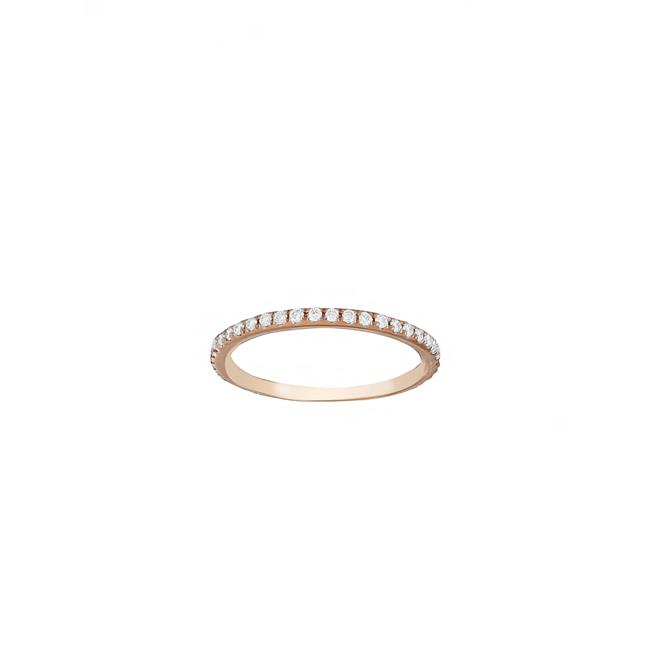 TWO by London 14k Gold Round Diamond 3/4 Band