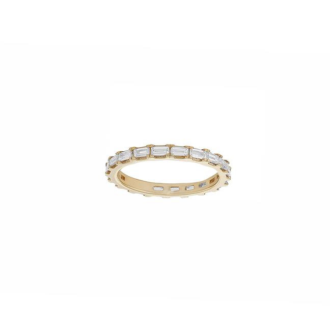 TWO by London 14K Yellow Gold Baguette Diamond Eternity Band