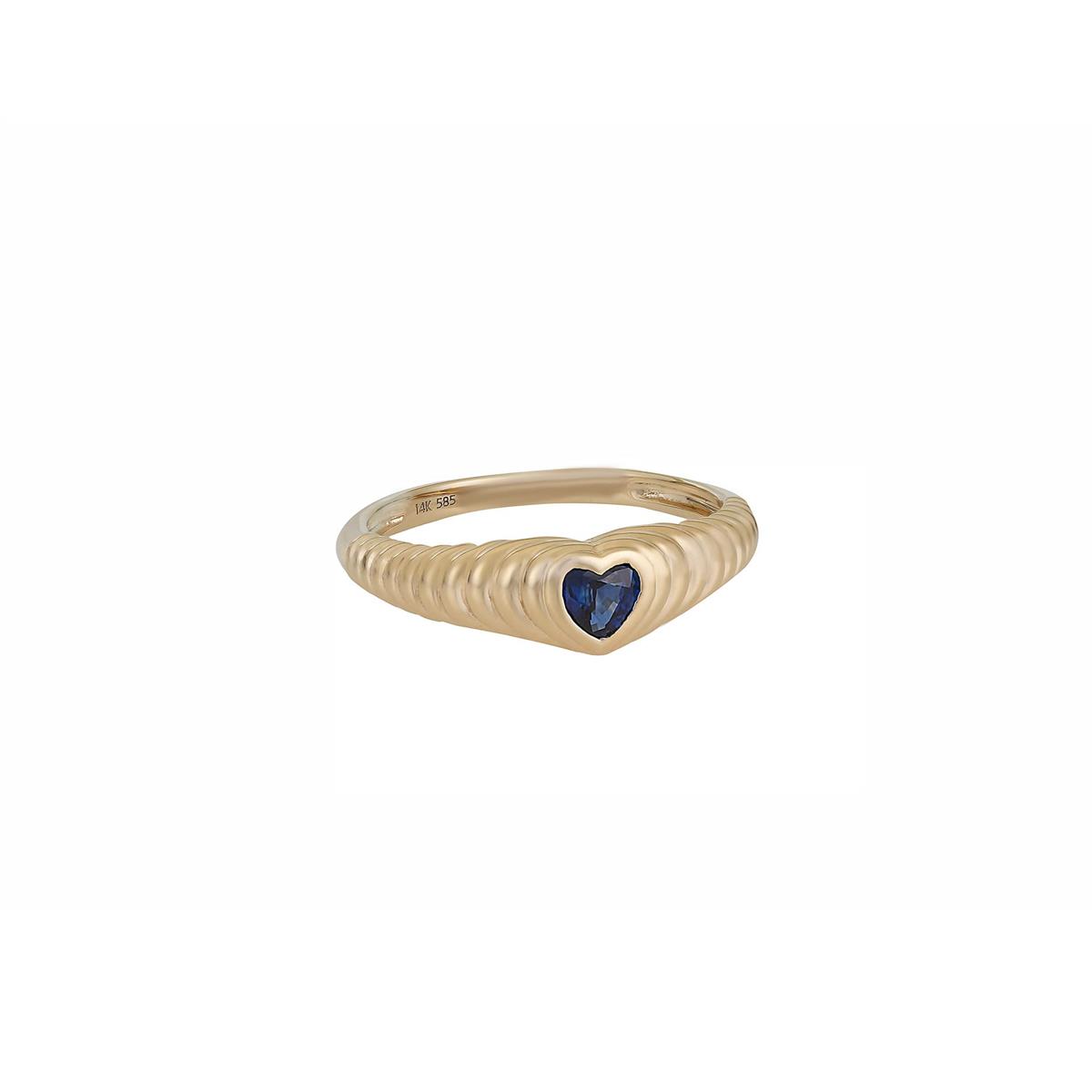 London Collection 14k Gemstone Heart Ring