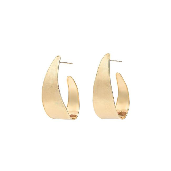 Marco Bicego Lunaria 18k Yellow Gold Small Hoop Earrings