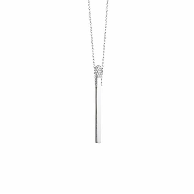 Pasquale Bruni Accendimi 18k White Gold Diamond Necklace