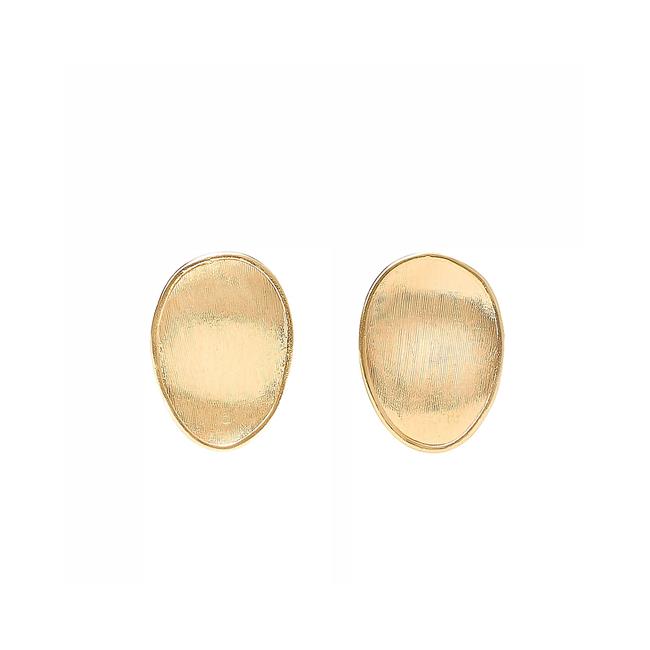 Marco Bicego Lunaria 18k Yellow Gold Petal Stud Earrings