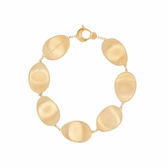 Marco Bicego Lunaria 18k Yellow Gold Petal Bracelet