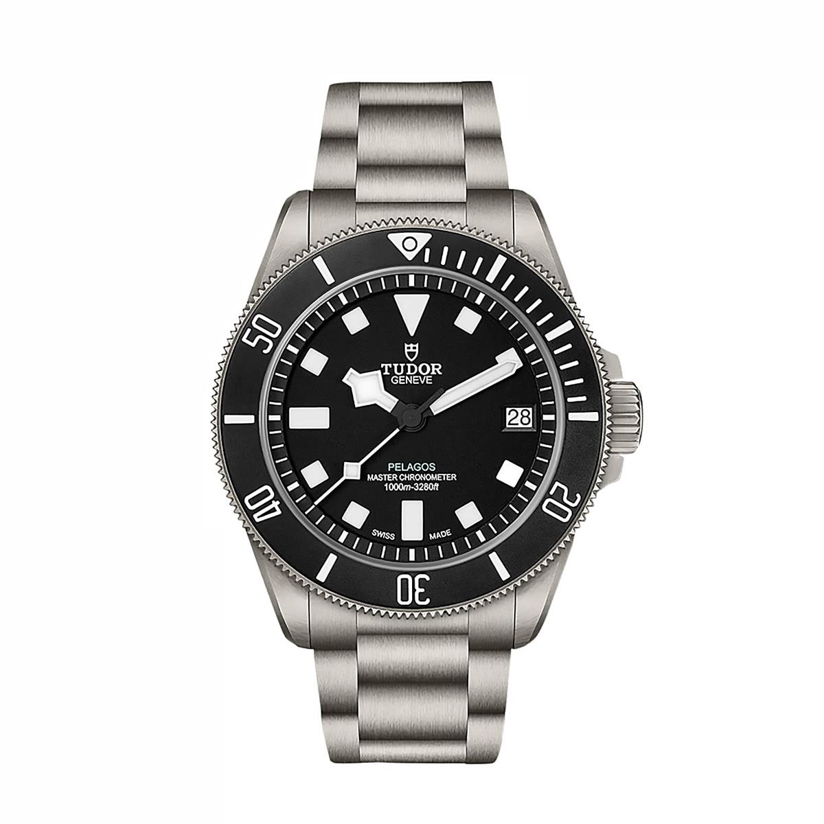 Time to Shine—Nothing Beats a Bold London Jewelers Wrist Stack and a Classic TUDOR Pelagos Moment. 