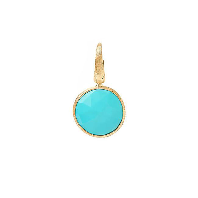 Marco Bicego Lunaria 18k Yellow Gold Turquoise Pendant