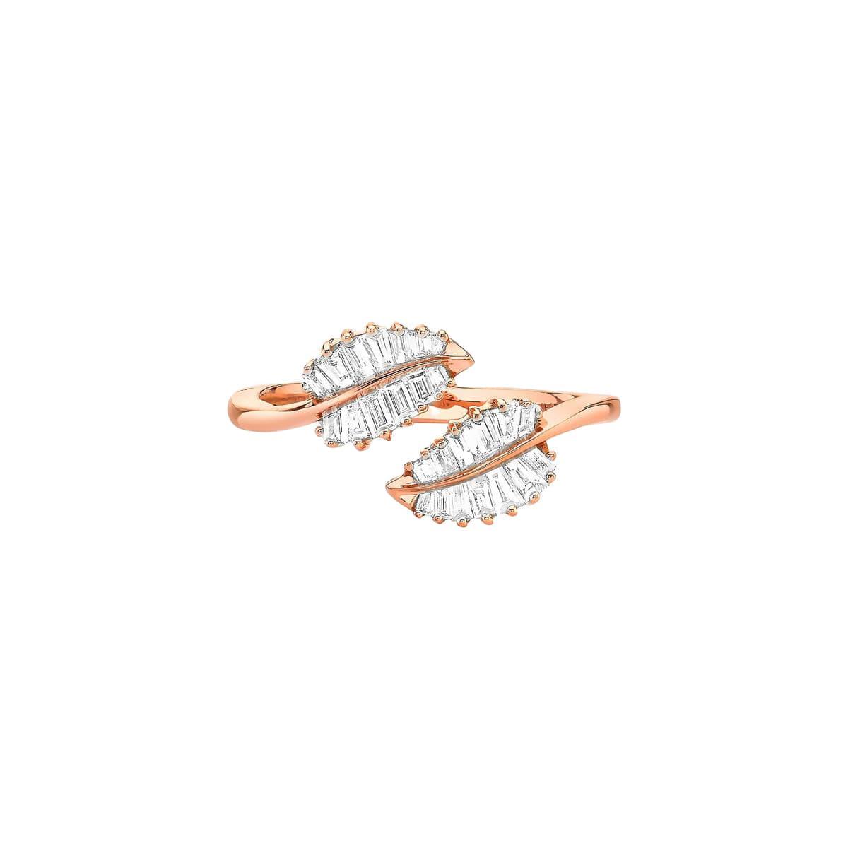 Anita Ko Palm 18k Rose Gold Diamond Wrap Ring