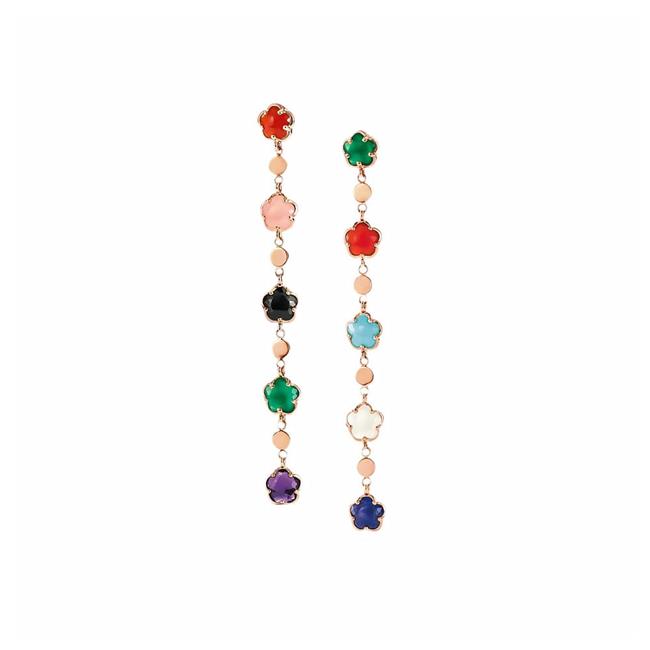 Pasquale Bruni Figlia Dei Fiori Mixed Gemstone Drop Earrings