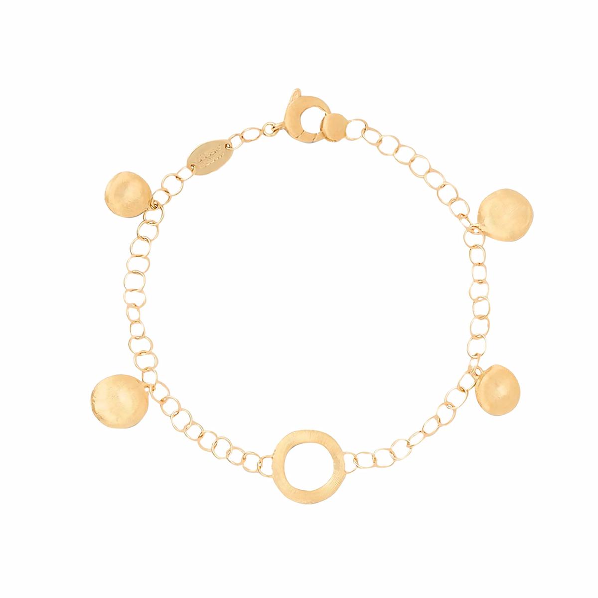 Marco Bicego Jaipur 18k Yellow Gold Charm Chain Bracelet