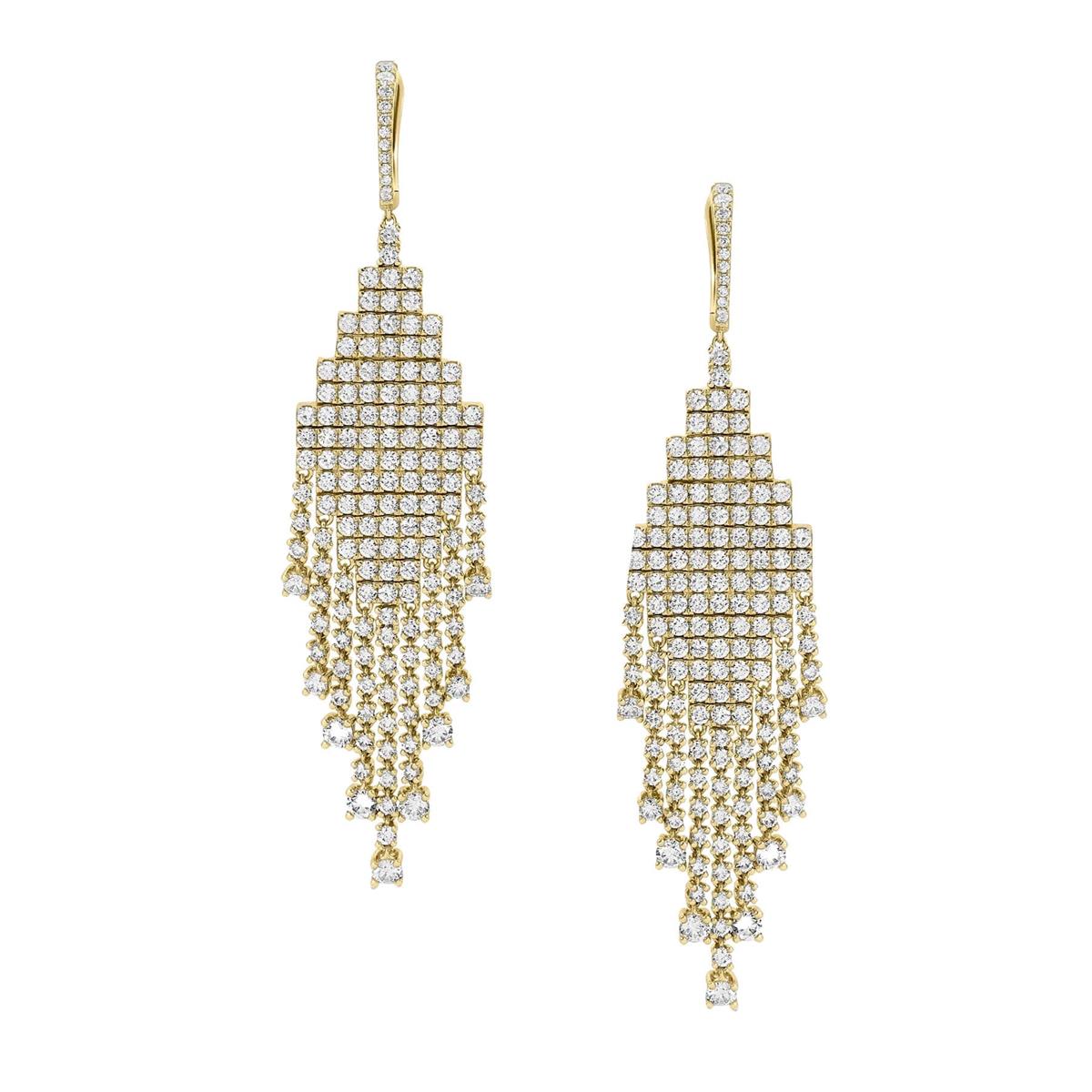 Anita Ko Edie 18k Yellow Gold Diamond Drop Earrings