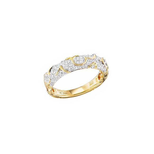 Marina B Ondine 18k Yellow Gold Diamond Ring